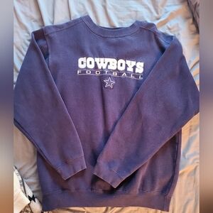 Cowboys Football Navy Blue Men's Sweater